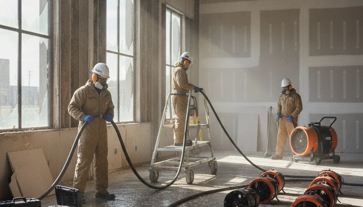 24/7 water damage restoration team in Escondido, CA providing emergency home repair services