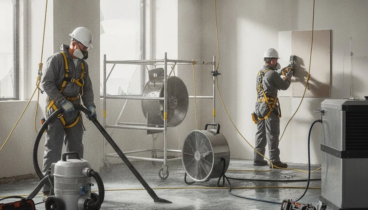 Water damage restoration team serving homes in Escondido, CA with 24/7 emergency response