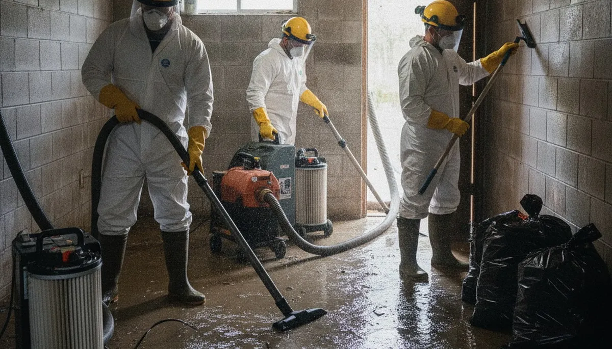 Sewer backup cleanup in Escondido, CA for water-damage restoration and sanitation services