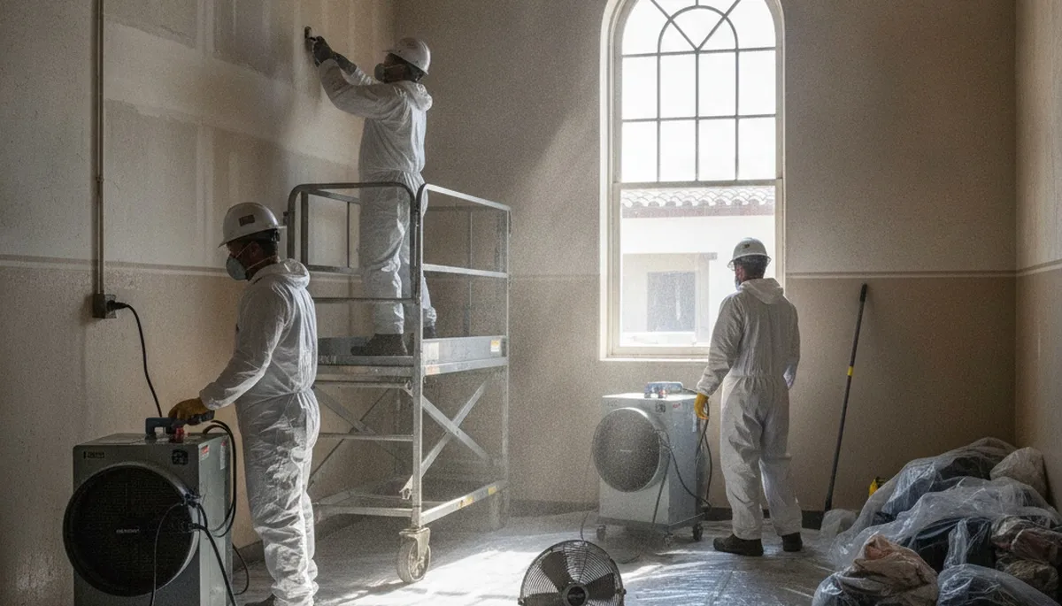 Water damage restoration team serving Escondido, CA for fast cleanup and repairs