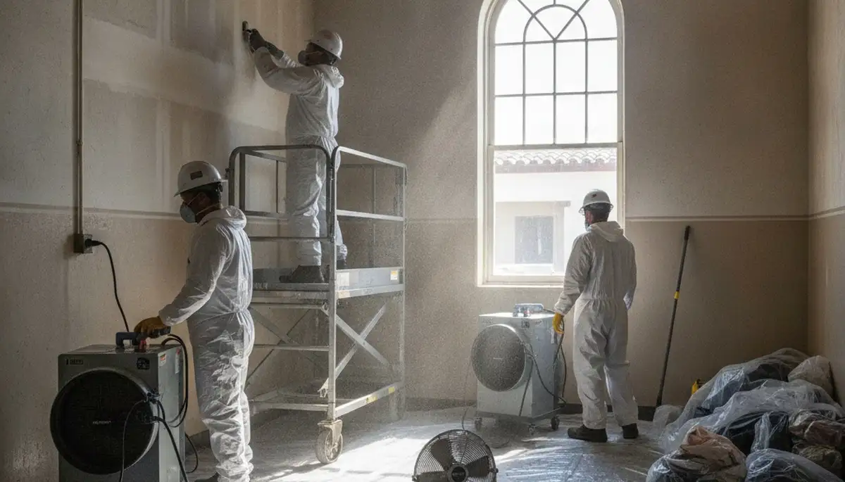 Water damage restoration team serving Escondido, CA for fast cleanup and repairs