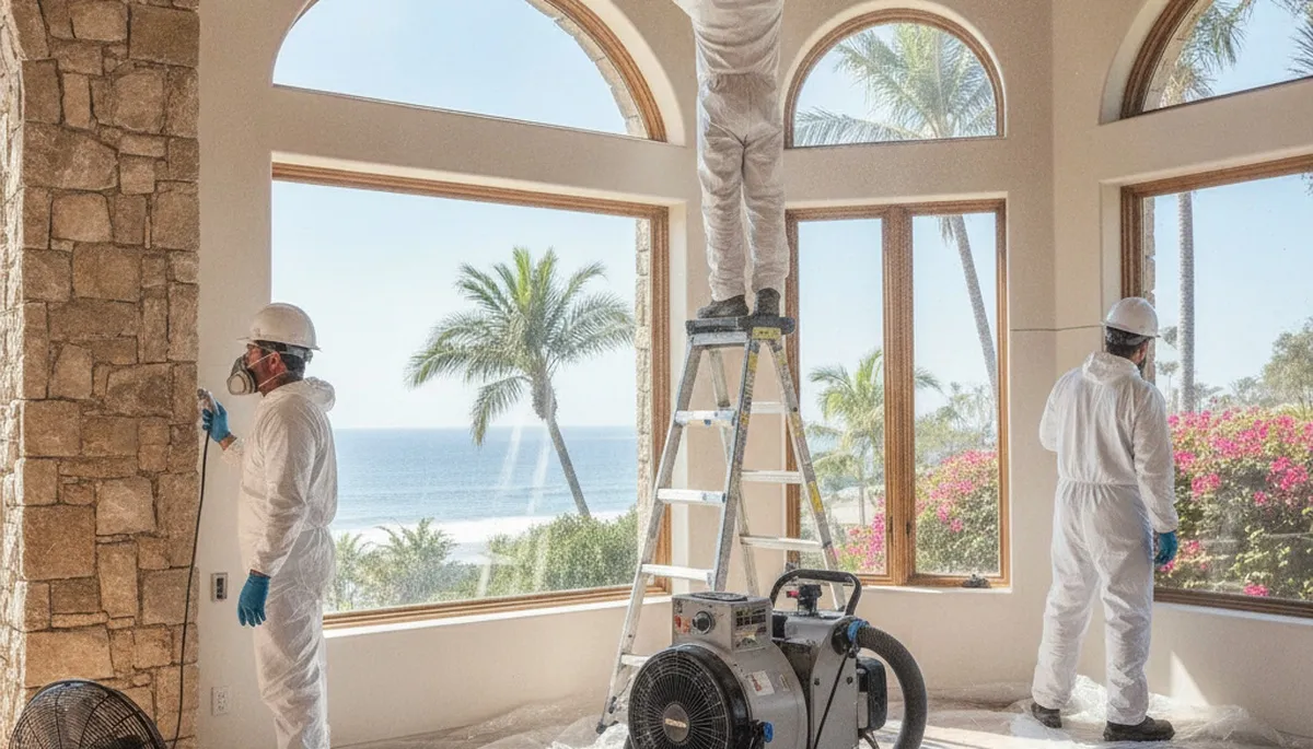 Water damage restoration team serving Escondido, CA for emergency cleanup and repairs