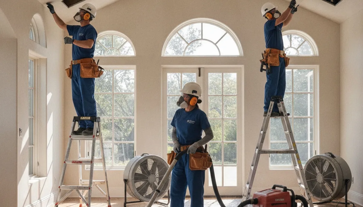 Water damage restoration team serving Escondido, CA for fast water extraction and cleanup