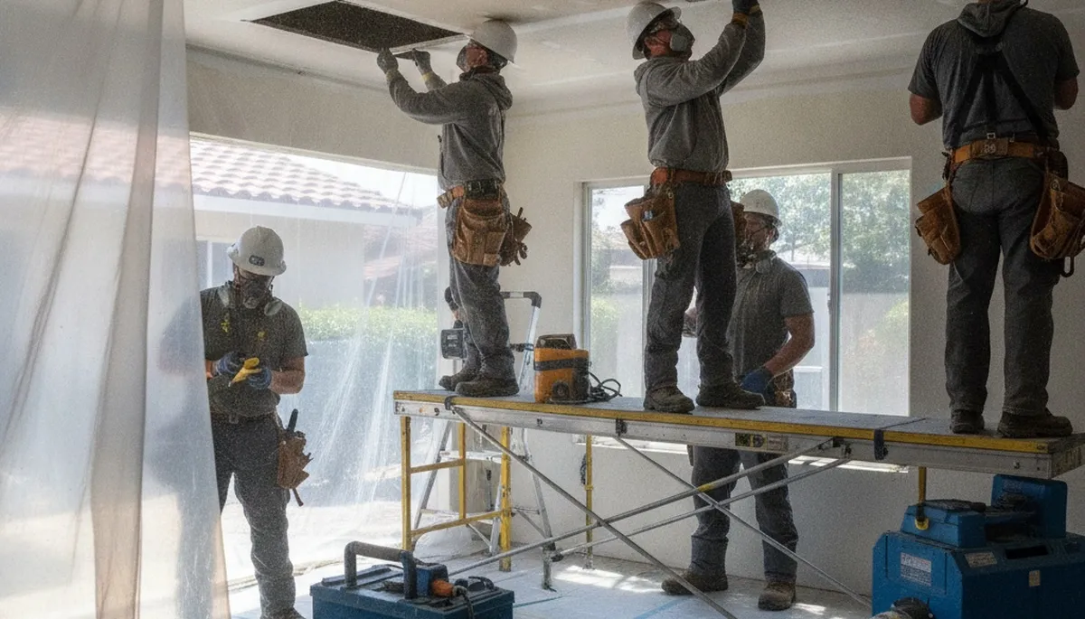 Water damage restoration team serving Escondido, CA for emergency cleanup and drying services