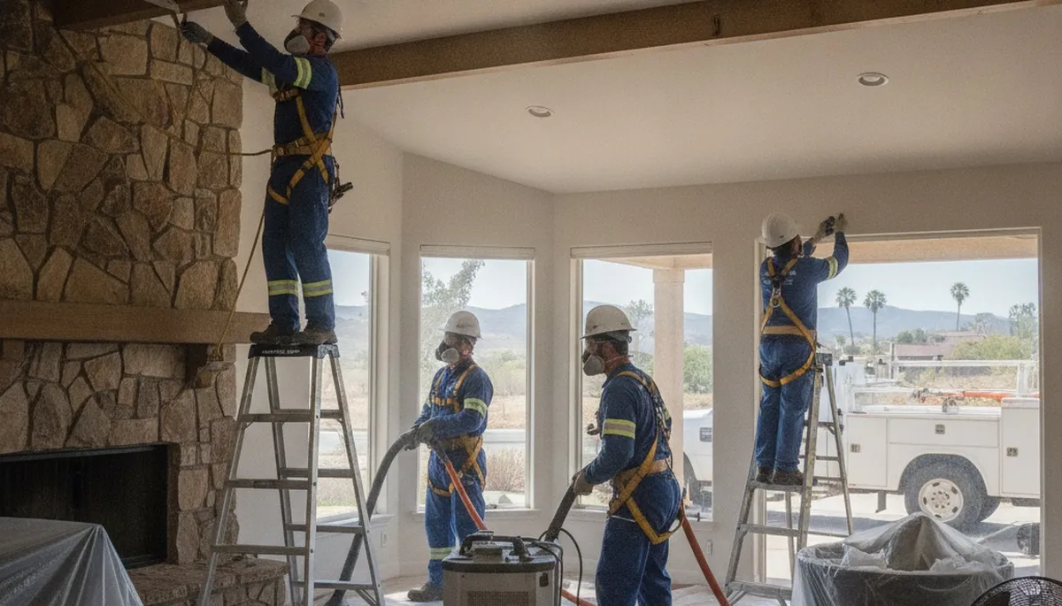 Water damage restoration team serving Escondido, CA for emergency cleanup and repair