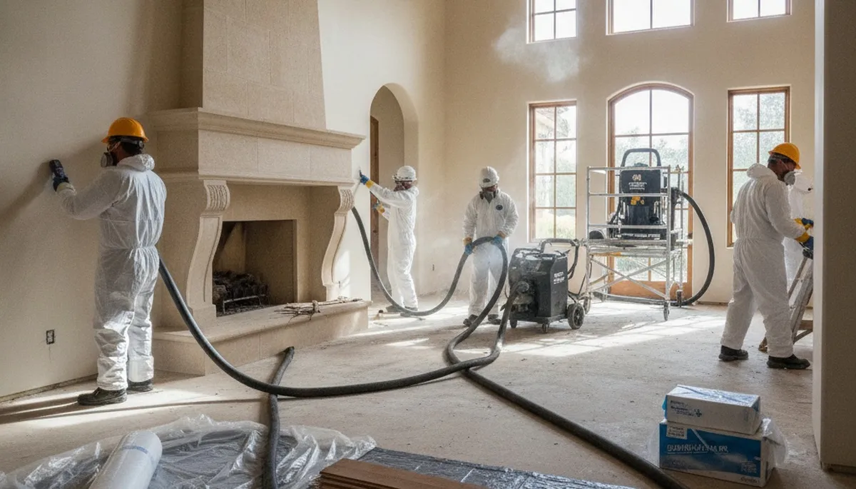 Water damage restoration team in Escondido, CA handling cleanup and drying services