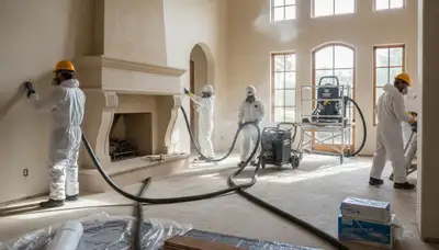 Water damage restoration team in Escondido, CA handling cleanup and drying services