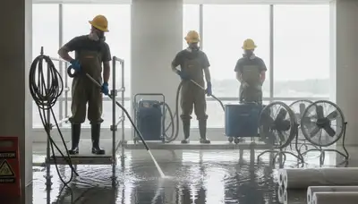 Water damage restoration team serving Escondido, CA for fast home water damage cleanup and repair