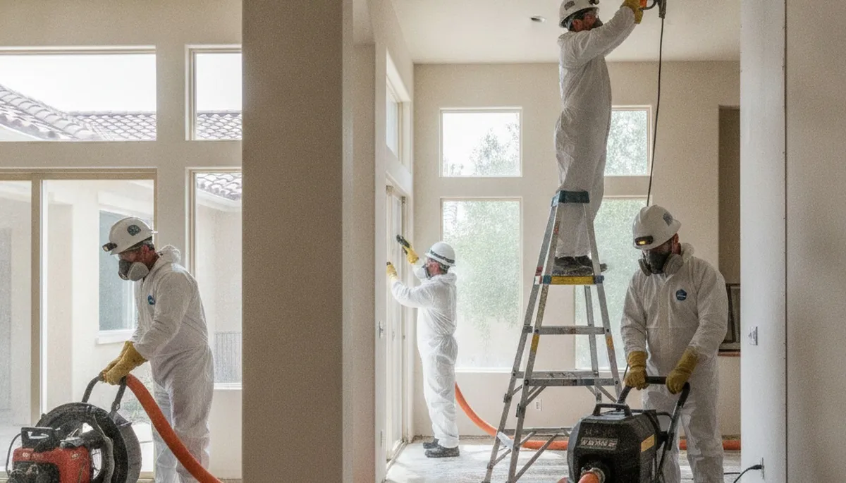 Water damage restoration team serving Escondido, CA for emergency cleanup and repair