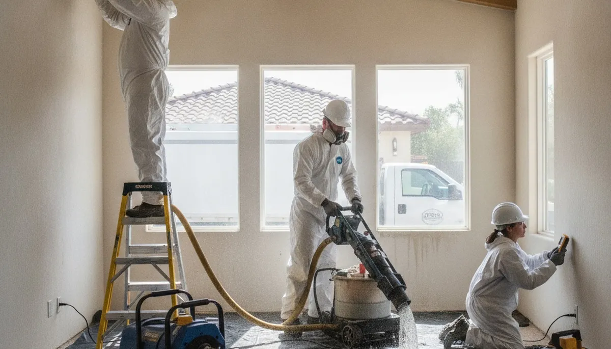 Water damage restoration team serving Escondido, CA for fast water removal and drying services