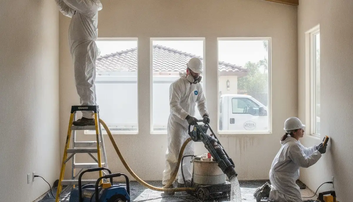 Water damage restoration team serving Escondido, CA for fast water removal and drying services