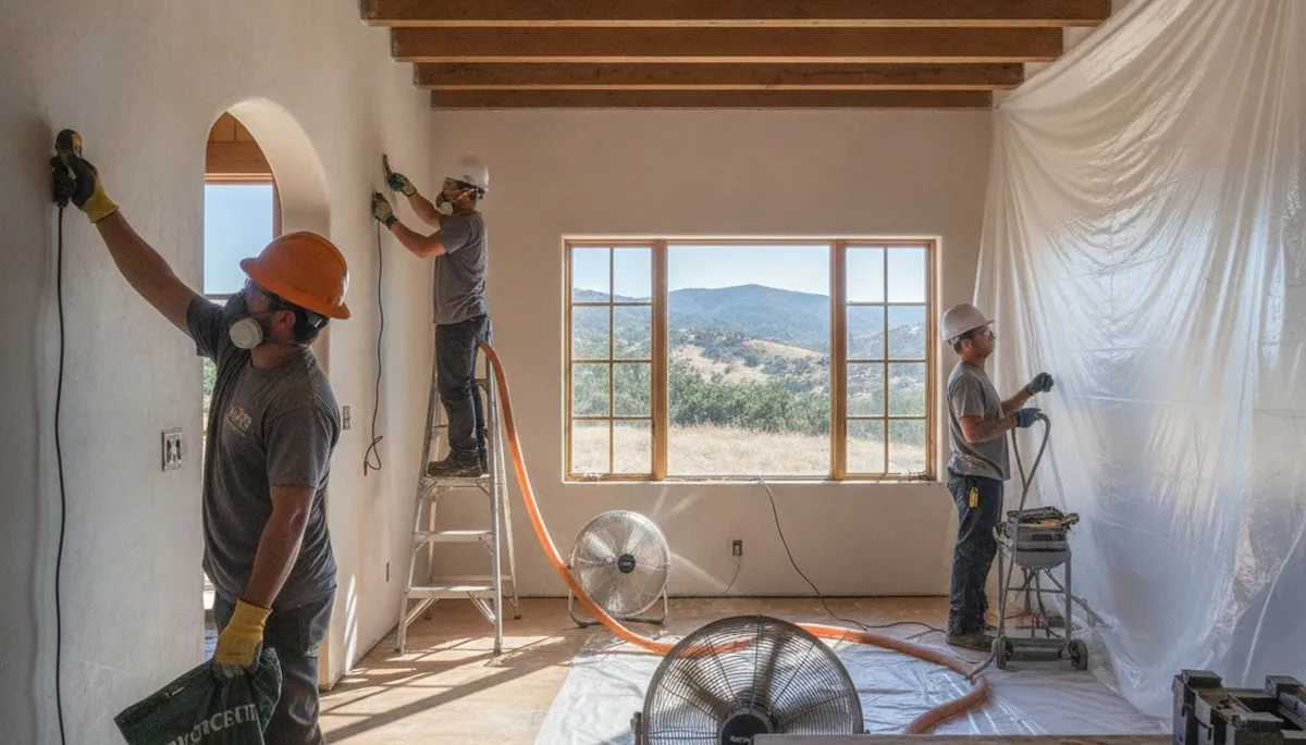 Water damage restoration team serving Escondido, CA for fast water extraction and repair