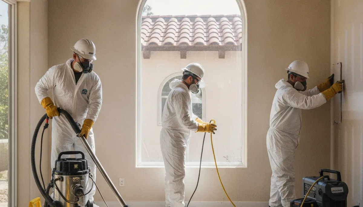 Water damage restoration team serving Escondido, CA for fast cleanup and repair