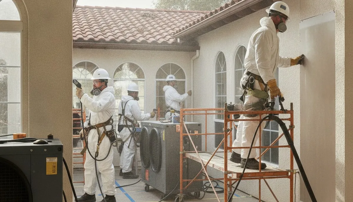 Water damage restoration team serving Escondido, CA for emergency cleanup and repair